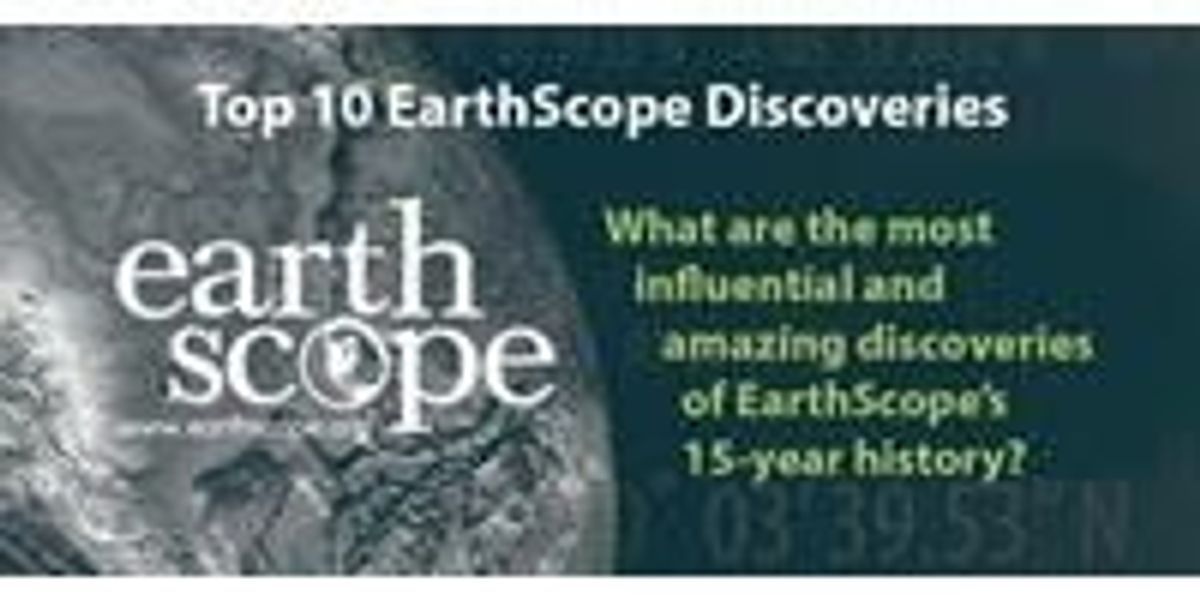 Earthscope Announces Top 10 Discoveries List Lab Manager