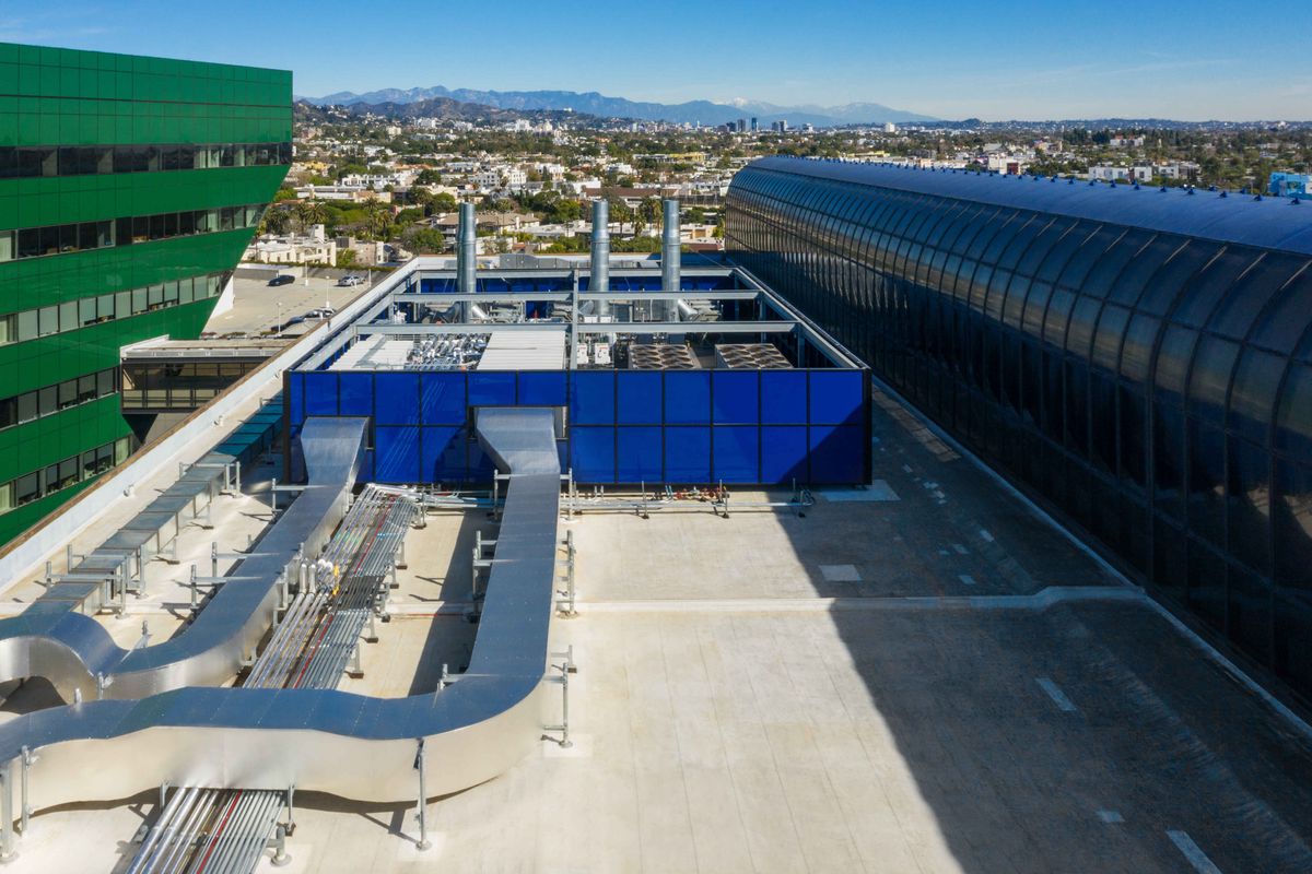 Exterior shot of Cedars Sinai