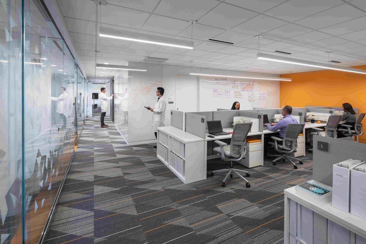 Interior shot of a Cedars Sinai office