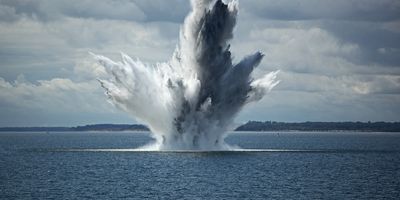 Explosion underwater