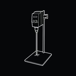 Illustration of a lab stirrer